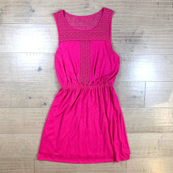 ❤️ Sonoma Sleeveless Summer Embroidered Fabric Dress Womens M - Picture 1 of 7
